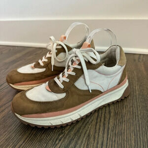 Madewell Kickoff Trainer Sneakers in Ripstop Nylon and Leather size 10